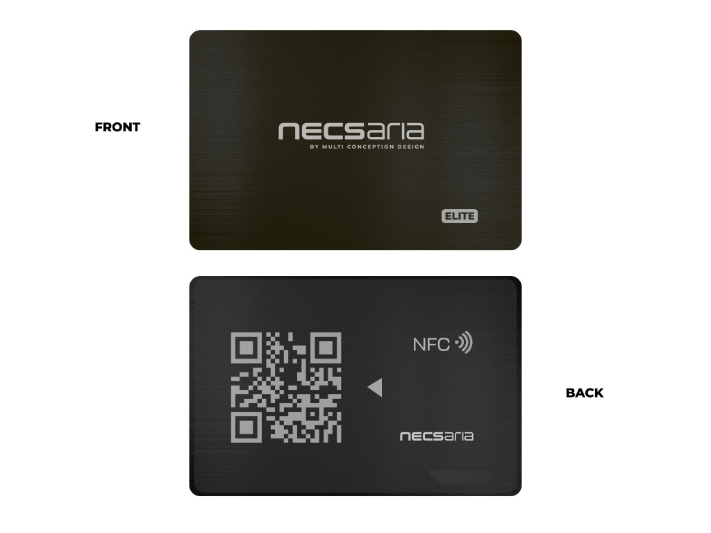 Carte Élite Métal Black