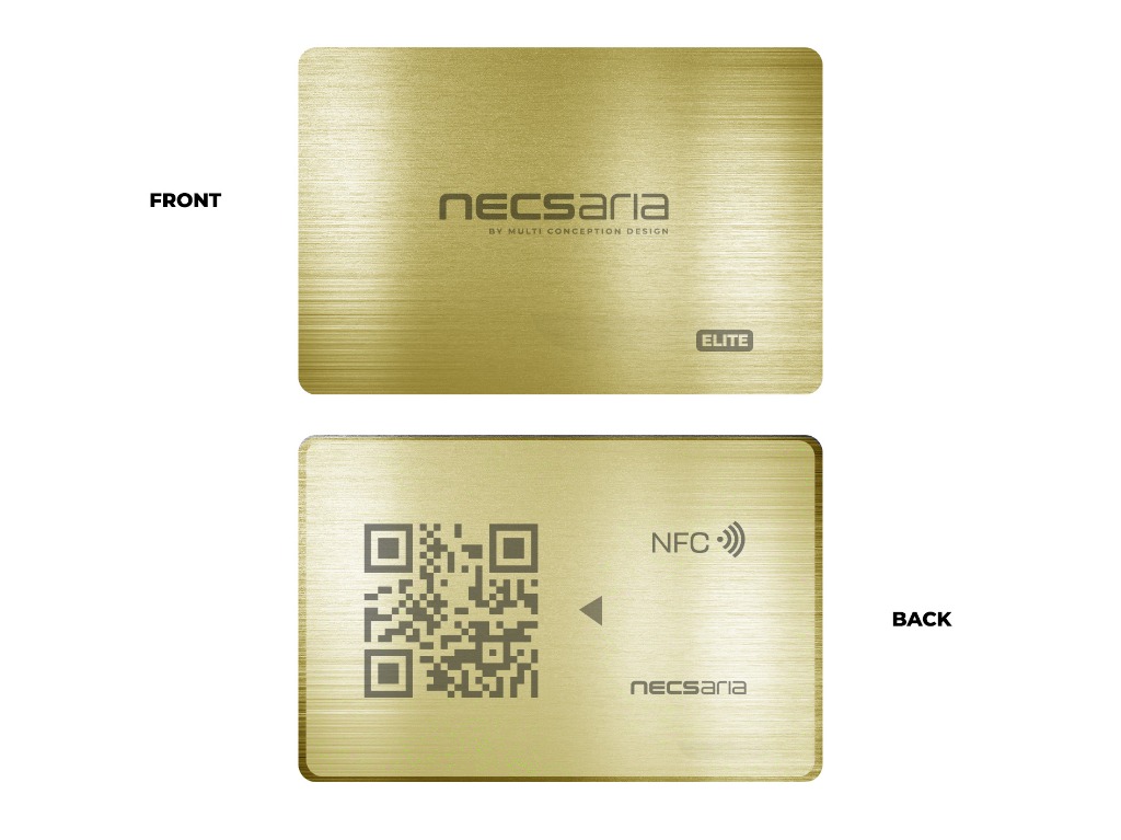 Carte Élite Métal Gold